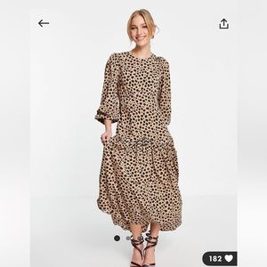 NWT Leopard print never fully dressed midi